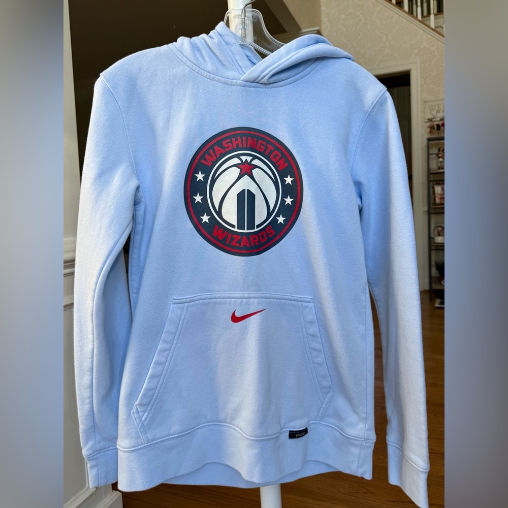 Nike Light Blue Washington Wizards Hoodie